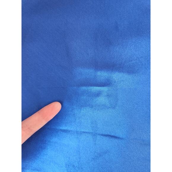 NWD Veronica Beard Sanderson Silk Satin Cowlneck Maxi Dress Gown Sz 8 Blue 2M455 - Picture 11 of 16